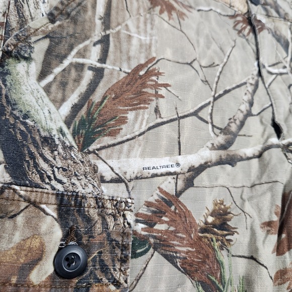 Vintage Realtree Camo Pants Men Medium Ripstop Cargo Adjustable Waist Hunting - Picture 6 of 9